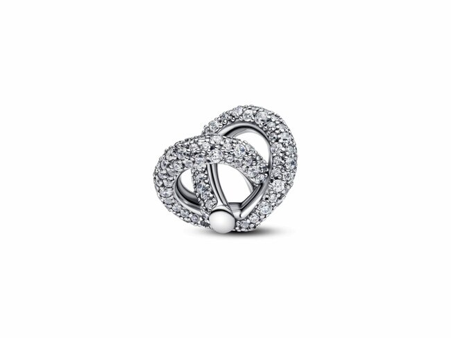 Pandora | Charm | Coeur Noeud de L'infini Pavé | 793771C01 Pandora | Charm | Coeur Noeud de L'infini Pavé | 793771C01