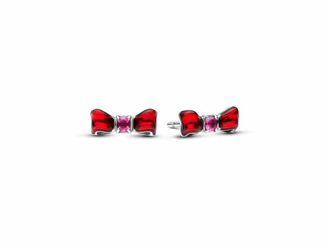 Pandora | Boucles d'Oreilles | Disney | Blanche Neige | Noeud Blanc | 293779C01 Pandora | Boucles d'Oreilles | Disney | Blanche Neige | Noeud Blanc | 293779C01