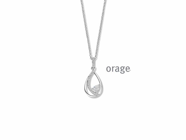 Orage | Collier | Argent | Oxyde de Zirconium | BA326 Orage | Collier | Argent | Oxyde de Zirconium | BA326