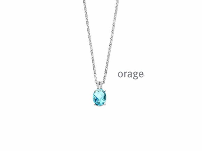 Orage | Collier | Argent | Oxyde de Zirconium | BA330 Orage | Collier | Argent | Oxyde de Zirconium | BA330