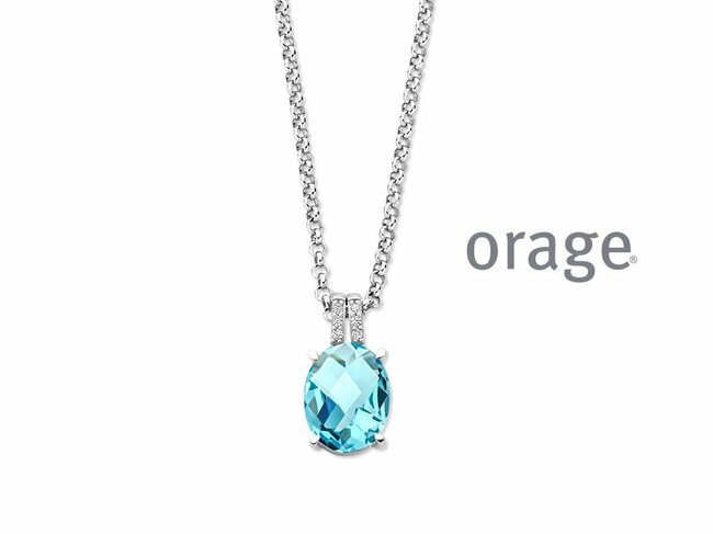 Orage | Collier | Argent | Oxyde de Zirconium | BA330 Orage | Collier | Argent | Oxyde de Zirconium | BA330