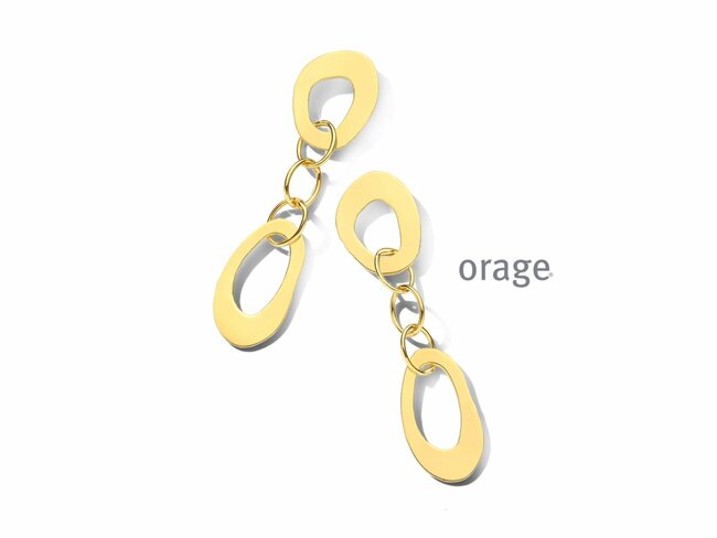 Orage | Boucles d'Oreilles | Plaqué Or | BA335 Orage | Boucles d'Oreilles | Plaqué Or | BA335