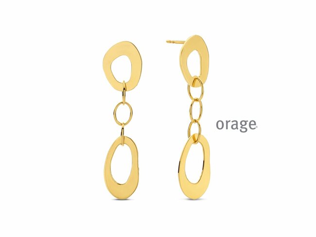 Orage | Boucles d'Oreilles | Plaqué Or | BA335 Orage | Boucles d'Oreilles | Plaqué Or | BA335