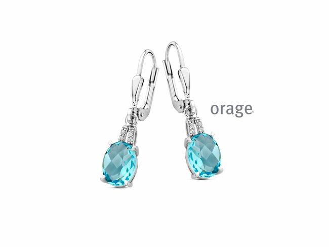 Orage | Boucles d'Oreilles | Argent | Oxyde de Zirconium | BA332 Orage | Boucles d'Oreilles | Argent | Oxyde de Zirconium | BA332