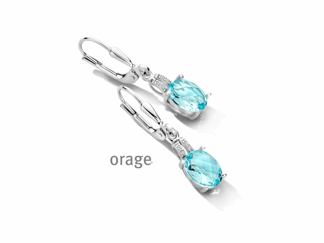 Orage | Boucles d'Oreilles | Argent | Oxyde de Zirconium | BA332 Orage | Boucles d'Oreilles | Argent | Oxyde de Zirconium | BA332