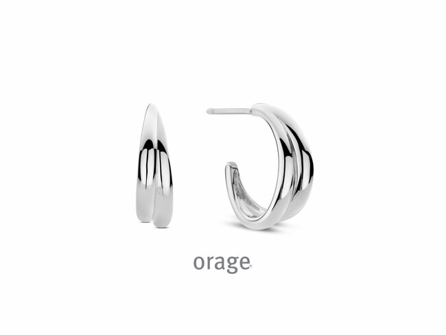 Orage | Boucles d'Oreilles | Argent | 17mm | BA357 Orage | Boucles d'Oreilles | Argent | 17mm | BA357