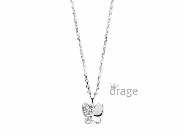 Orage Kids | Collier | Argent | Oxyde de Zirconium | Papillon | K2995 Orage Kids | Collier | Argent | Oxyde de Zirconium | Papillon | K2995