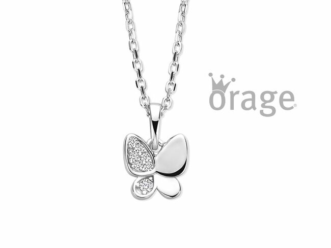 Orage Kids | Collier | Argent | Oxyde de Zirconium | Papillon | K2995 Orage Kids | Collier | Argent | Oxyde de Zirconium | Papillon | K2995