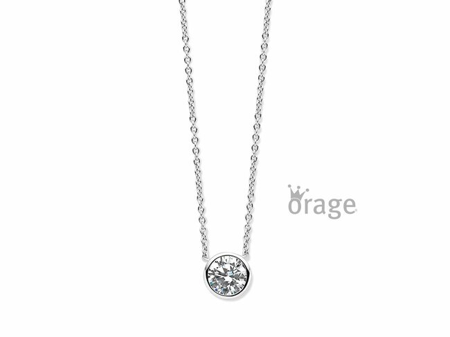 Orage | Collier | Argent | Oxyde de Zirconium | K2855 Orage | Collier | Argent | Oxyde de Zirconium | K2855