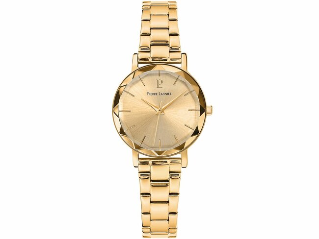 Pierre Lannier | Femme | Quartz | Acier Inoxydable | Doré | ø30mm | 012P542 Pierre Lannier | Femme | Quartz | Acier Inoxydable | Doré | ø30mm | 012P542