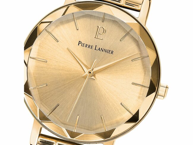 Pierre Lannier | Femme | Quartz | Acier Inoxydable | Doré | ø30mm | 012P542 Pierre Lannier | Femme | Quartz | Acier Inoxydable | Doré | ø30mm | 012P542