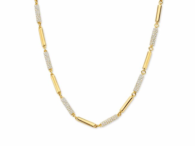 Naiomy Silver | Collier | Plaqué Or | Oxydes de Zirconium | N5A55 Naiomy Silver | Collier | Plaqué Or | Oxydes de Zirconium | N5A55