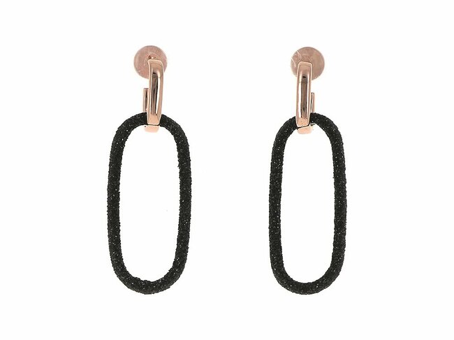 Pesavento | Boucles d'Oreilles | Argent Rosé | Black Dust | WPLVO2679 Pesavento | Boucles d'Oreilles | Argent Rosé | Black Dust | WPLVO2679