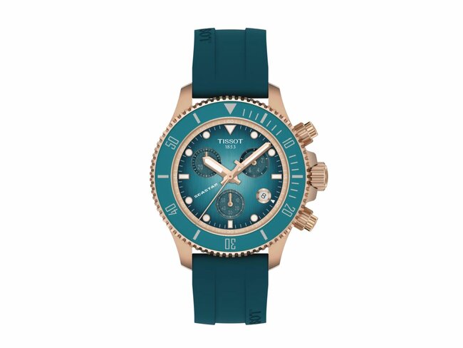Tissot | Femme | Quartz | Chrono | Seastar 1000 | Silicone | ø38mm | T1202173704100 Tissot | Femme | Quartz | Chrono | Seastar 1000 | Silicone | ø38mm | T1202173704100