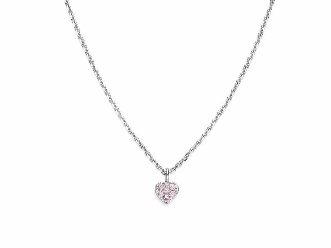 N.Princess | Collier | Argent | Coeur | Oxyde de Zirconium | PI139 N.Princess | Collier | Argent | Coeur | Oxyde de Zirconium | PI139