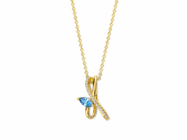 N.Princess | Collier | Plaqué Or | Oxyde de Zirconium | N5F64 N.Princess | Collier | Plaqué Or | Oxyde de Zirconium | N5F64