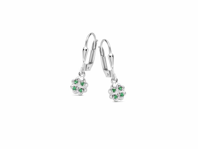 Naiomy Silver | Boucles d'Oreilles | Trèfles | Argent | Oxyde de Zirconium | PC066 Naiomy Silver | Boucles d'Oreilles | Trèfles | Argent | Oxyde de Zirconium | PC066