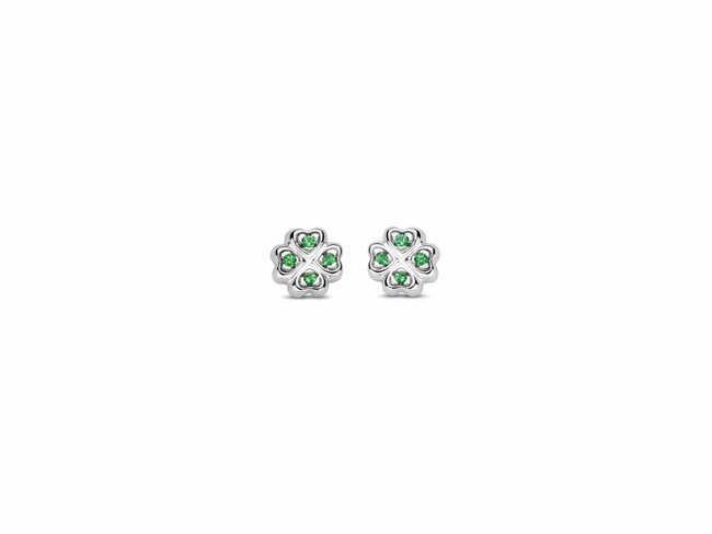 N.Princess | Boucles d'Oreilles | Argent | Oxyde de Zirconium | Trèfles | PA063 N.Princess | Boucles d'Oreilles | Argent | Oxyde de Zirconium | Trèfles | PA063