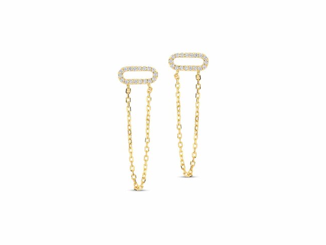 Naiomy Silver | Boucles d'Oreilles | Plaqué Or | Oxyde de Zirconium | N5E60 Naiomy Silver | Boucles d'Oreilles | Plaqué Or | Oxyde de Zirconium | N5E60