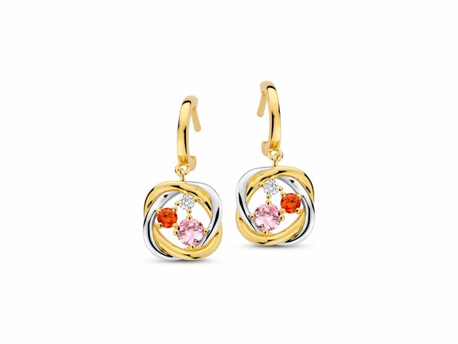 Naiomy Silver | Boucles d'Oreilles | Plaqué Or | Oxyde de Zirconium | N5F59 Naiomy Silver | Boucles d'Oreilles | Plaqué Or | Oxyde de Zirconium | N5F59