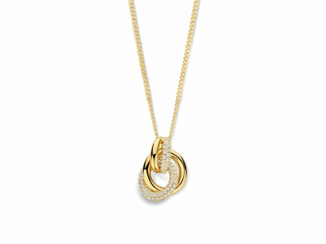 Naiomy Silver | Collier | Plaqué Or | Oxyde de Zirconium | N5H61 Naiomy Silver | Collier | Plaqué Or | Oxyde de Zirconium | N5H61