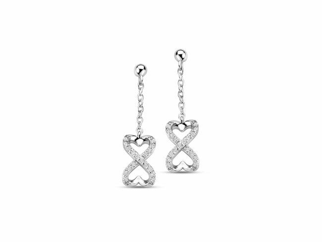 Naiomy Silver | Boucles d'Oreilles | Argent | Oxyde de Zirconium | Infini | N5G62 Naiomy Silver | Boucles d'Oreilles | Argent | Oxyde de Zirconium | Infini | N5G62