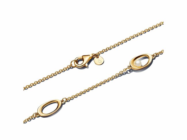 Pandora | Collier | Ovale Forme Organique | Perle de Culture d'Eau Douce | 363883C01 Pandora | Collier | Ovale Forme Organique | Perle de Culture d'Eau Douce | 363883C01