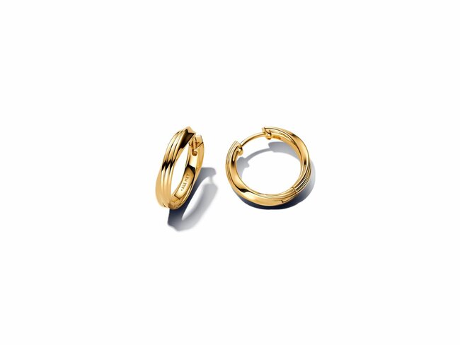 Pandora | Boucles d'Oreilles | Créoles | Torsadées | 263878C00 Pandora | Boucles d'Oreilles | Créoles | Torsadées | 263878C00