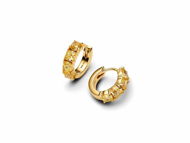 Pandora | Boucles d'Oreilles | Créoles | Jaunes | Dorées | 263851C02 Pandora | Boucles d'Oreilles | Créoles | Jaunes | Dorées | 263851C02