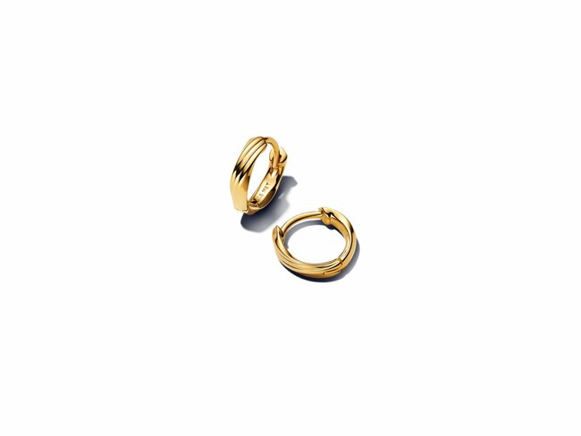 Pandora | Boucles d'Oreilles | Huggies Torsadés | 263871C00 Pandora | Boucles d'Oreilles | Huggies Torsadés | 263871C00