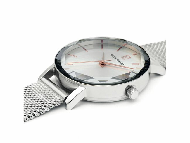 Pierre Lannier | Femme | Quartz | Milanais Agenté | ø30mm | 009M628 Pierre Lannier | Femme | Quartz | Milanais Agenté | ø30mm | 009M628