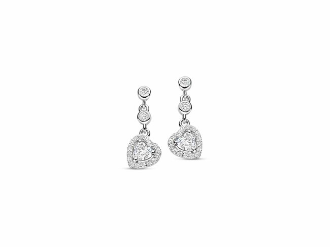 Naiomy Silver | Boucles d'Oreilles | Argent | Oxyde de Zirconium | Coeur | N5E67 Naiomy Silver | Boucles d'Oreilles | Argent | Oxyde de Zirconium | Coeur | N5E67