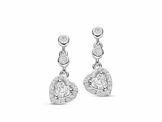 Naiomy Silver | Boucles d'Oreilles | Argent | Oxyde de Zirconium | Coeur | N5E67 Naiomy Silver | Boucles d'Oreilles | Argent | Oxyde de Zirconium | Coeur | N5E67
