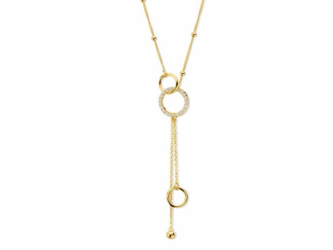 Naiomy Silver | Collier | Plaqué Or | Oxyde de Zirconium | N5J56 Naiomy Silver | Collier | Plaqué Or | Oxyde de Zirconium | N5J56