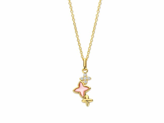 Naiomy Silver | Collier | Plaqué Or | Oxyde de Zirconium | Etoiles | N5G52 Naiomy Silver | Collier | Plaqué Or | Oxyde de Zirconium | Etoiles | N5G52