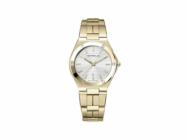 Michel Herbelin | Femme | Quartz | Cap Camara | Acier inoxydable | PVD Doré | 14545BP1N11 Michel Herbelin | Femme | Quartz | Cap Camara | Acier inoxydable | PVD Doré | 14545BP1N11
