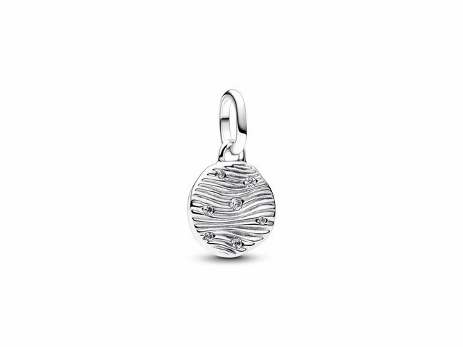 Pandora | Charm | Mini Médaillon Gravable | 793860C01 Pandora | Charm | Mini Médaillon Gravable | 793860C01