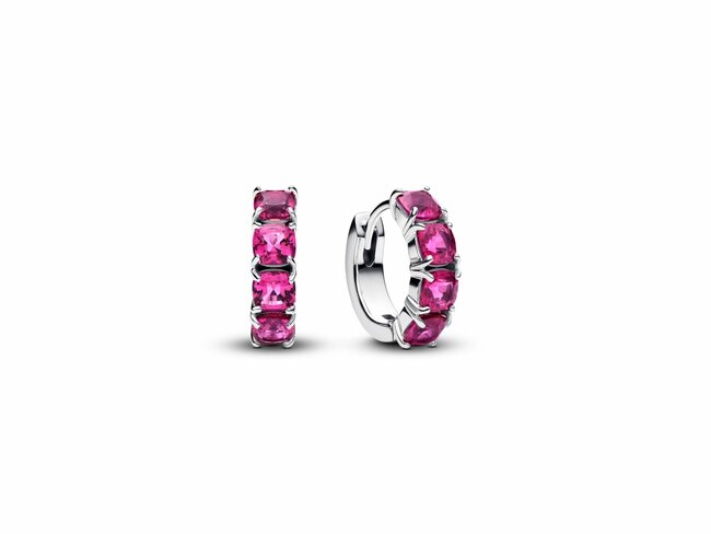 Pandora | Boucles d'Oreilles | Créoles | Rose | 293851C02 Pandora | Boucles d'Oreilles | Créoles | Rose | 293851C02
