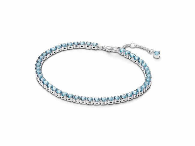 Pandora | Bracelet | Rivière Bleu Clair Scintillant | 591469C03 Pandora | Bracelet | Rivière Bleu Clair Scintillant | 591469C03