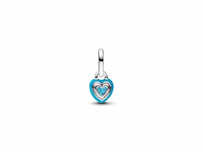 Pandora | Charm | Mini Dangle Coeur Turquoise | 793827C01 Pandora | Charm | Mini Dangle Coeur Turquoise | 793827C01