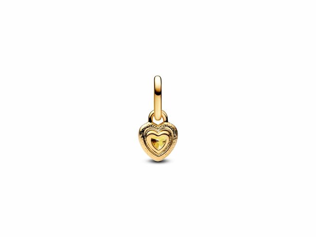 Pandora | Charm | Mini Dangle | Coeur Doré | 763862C01 Pandora | Charm | Mini Dangle | Coeur Doré | 763862C01