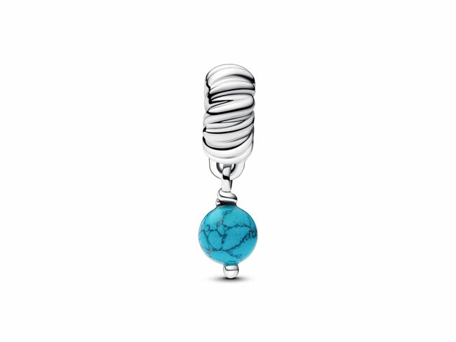 Pandora | Charms | Pandora | Argent | Turquoise | 793901C01 Pandora | Charms | Pandora | Argent | Turquoise | 793901C01
