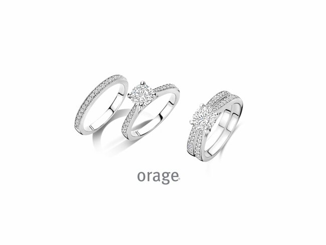 Orage | Bague | Double | Argent | Oxyde de Zirconium | BA221