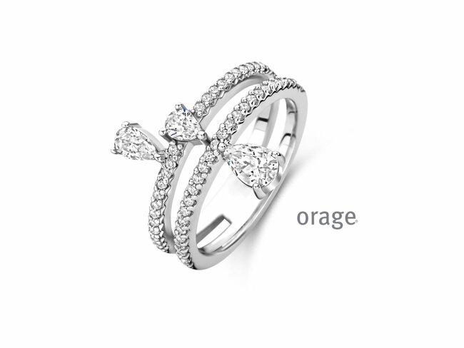 Orage | Bague | Argent | Oxyde de Zirconium | BA243 Orage | Bague | Argent | Oxyde de Zirconium | BA243