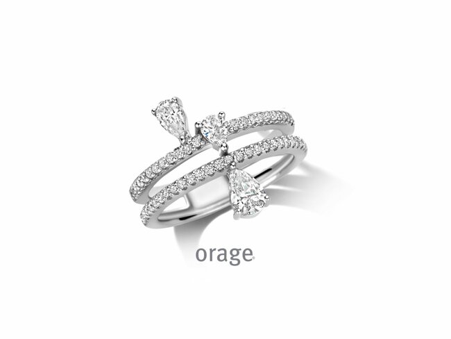 Orage | Bague | Argent | Oxyde de Zirconium | BA243 Orage | Bague | Argent | Oxyde de Zirconium | BA243