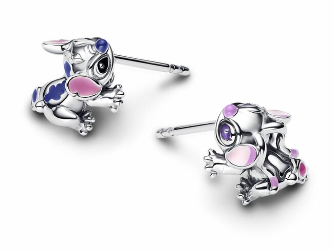 Pandora | Boucles d'Oreilles | Disney Stitch et Angel | 293741C01 Pandora | Boucles d'Oreilles | Disney Stitch et Angel | 293741C01