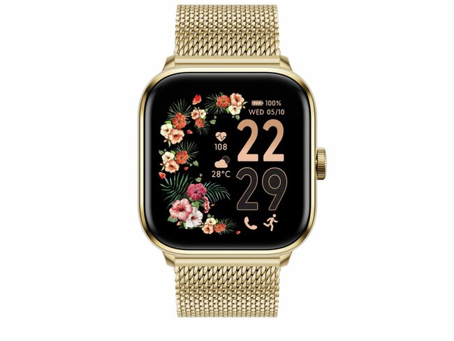 Ice-Watch | Ice Smart 2.0 | Milanais Doré | 1.7 Amoled | Carrée | 36 x 40mm | 025134 Ice-Watch | Ice Smart 2.0 | Milanais Doré | 1.7 Amoled | Carrée | 36 x 40mm | 025134