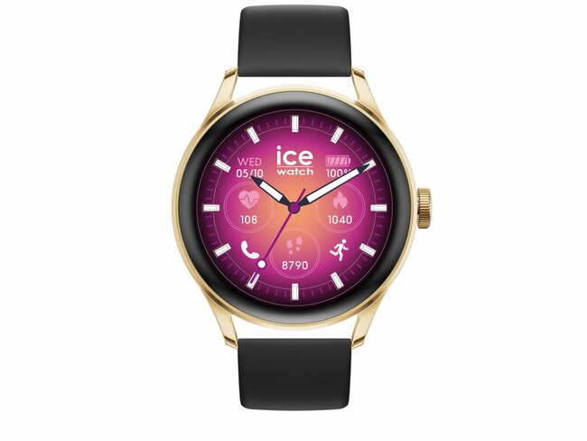 Ice-Watch | Ice Smart 3.0 | Gold-Black | Silicone | 1.2 Amoled | GPS | ø42mm | 025106 Ice-Watch | Ice Smart 3.0 | Gold-Black | Silicone | 1.2 Amoled | GPS | ø42mm | 025106
