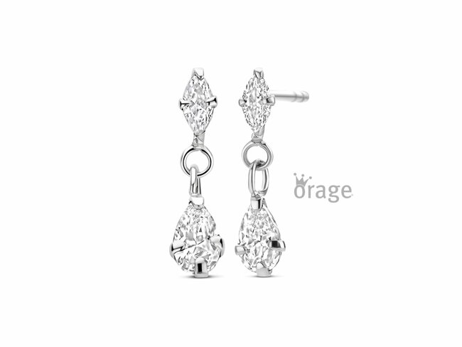 Orage Kids | Boucles d'Oreilles | Argent | Oxyde de Zirconium | K2931 Orage Kids | Boucles d'Oreilles | Argent | Oxyde de Zirconium | K2931