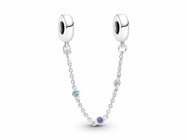 Pandora | Chaîne de Confort | Triple Pierre Bleue |791688C01 Pandora | Chaîne de Confort | Triple Pierre Bleue |791688C01
